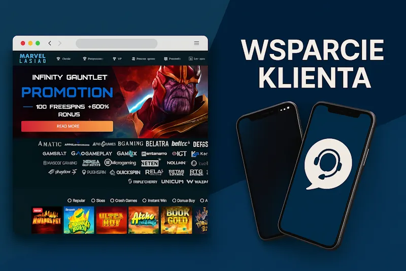 Marvel casino kontakt — wsparcie klienta